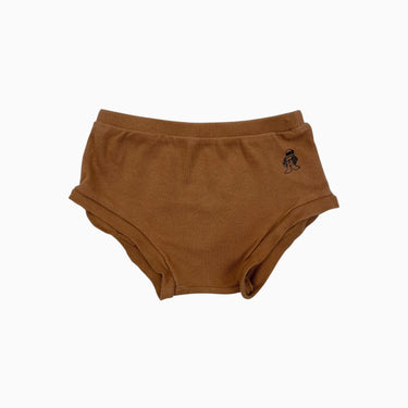 Bloomer caramel avec chien brodé 2-3Y