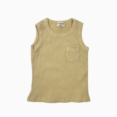 Camisole jaune blé côtelée 24M