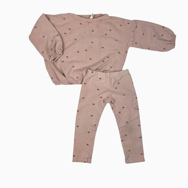 Ensemble rose 'étoiles' 2-3Y