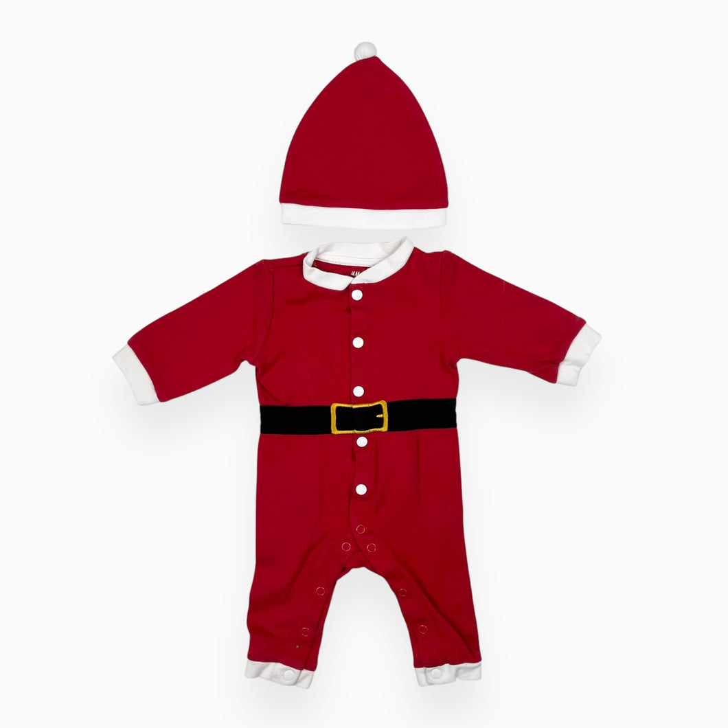 Pyjama en coton bio Père Noel 1-2M