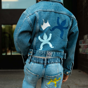 Veste en jeans revalorisé 6Y