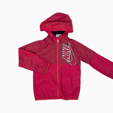 Veste style coupe-vent rouge 5-6Y