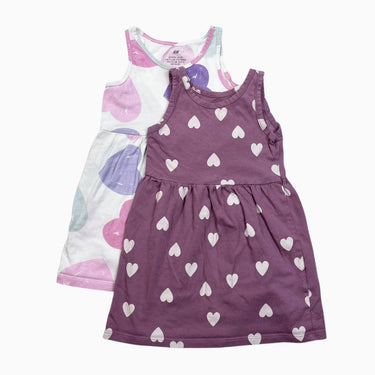 Duo de robe coeurs 1.5-2Y