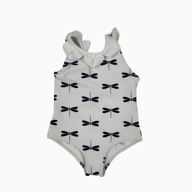Maillot blanc 'libellules' 6M