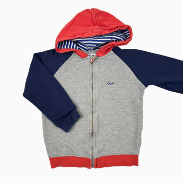 Veste à capuchon grise 6Y