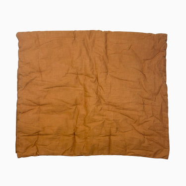 Tapis de sol ou couverture doublé caramel 80x120cm