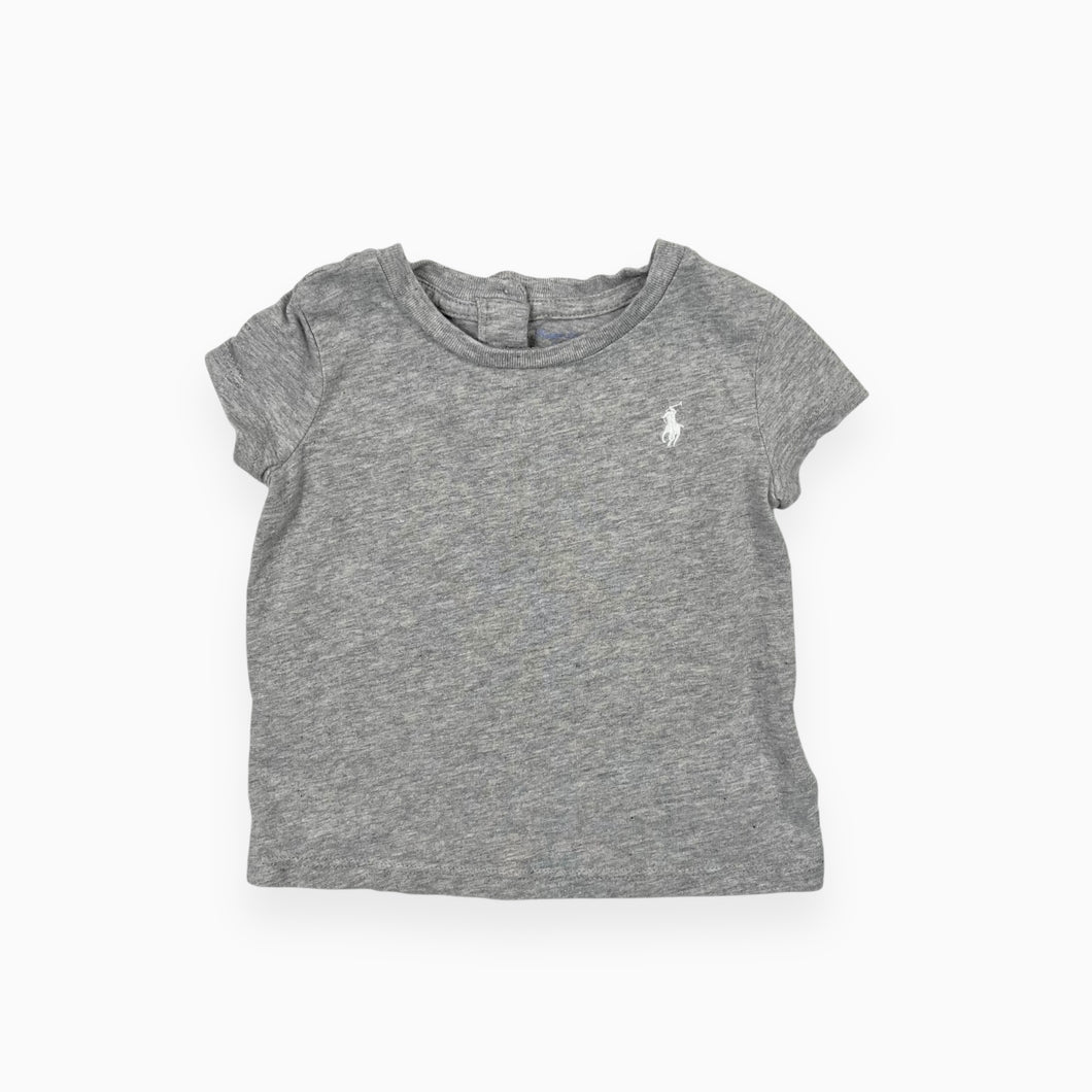 T-shirt gris chiné en coton 9M