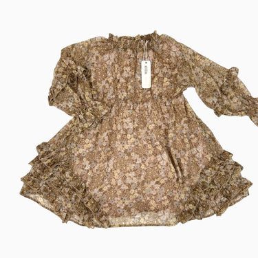 Robe latté fleurie 4Y
