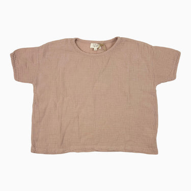 Blouse rose en mousseline 3-4Y