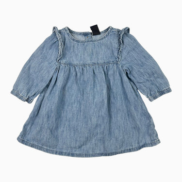 Robe en coton chambray 3-6M