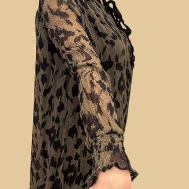 Robe kaki 'tâchetée' pour femmes 36EU