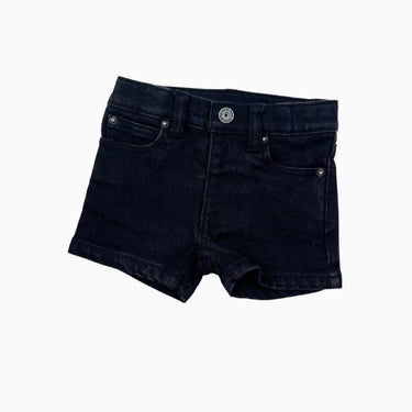 Short noir en denim 12M