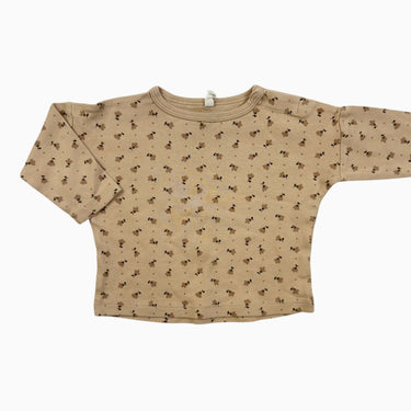 Chandail saumon fleuri 6-12M