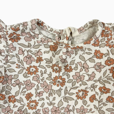 Robe et bloomer fleuri 6-12M