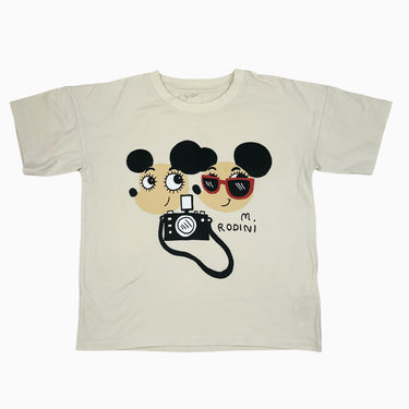 T-shirt vanille 'souris' 7-9Y