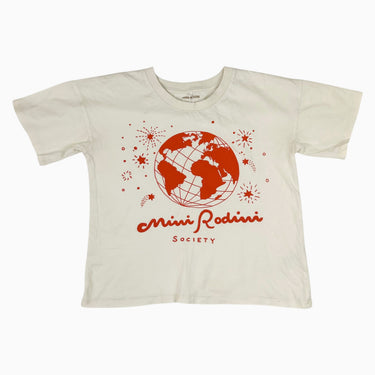 T-shirt vanille 'planète' 9-11Y