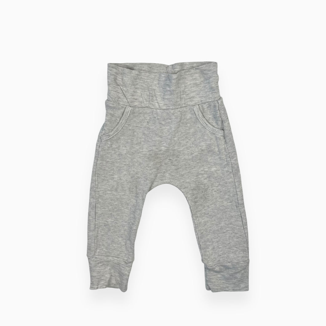 Pantalon gris cloud en coton cotelé extensible 62 (3-6M)