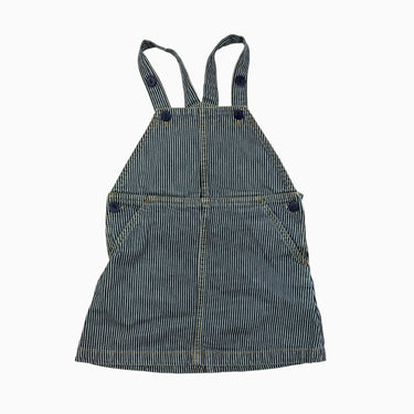 Robe jumper en denim à rayures blanches 2Y