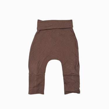 Pantalon marron en coton et spandex 0-12M