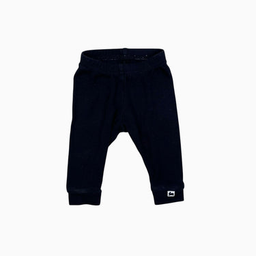Legging noir en bambou et spandex 0-3M