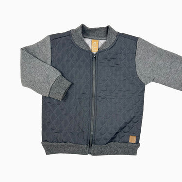 Veste mi-saison grise matelassée 2Y