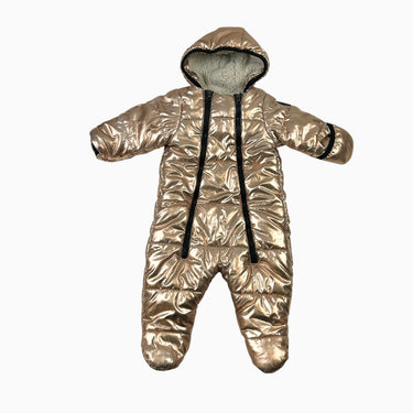 Combi d'hiver rose gold 6-9M