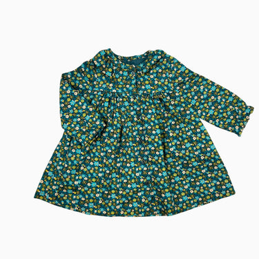 Robe marine fleurie 6M