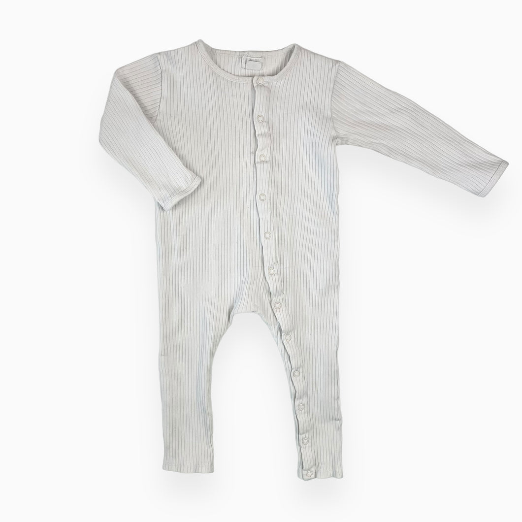 Pyjama off-white en coton côtelé 18-24M