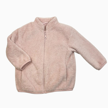 Veste rose en peluche 18-24M