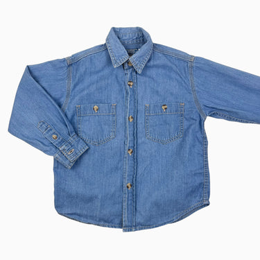 Chemise vintage en coton chambray 4Y