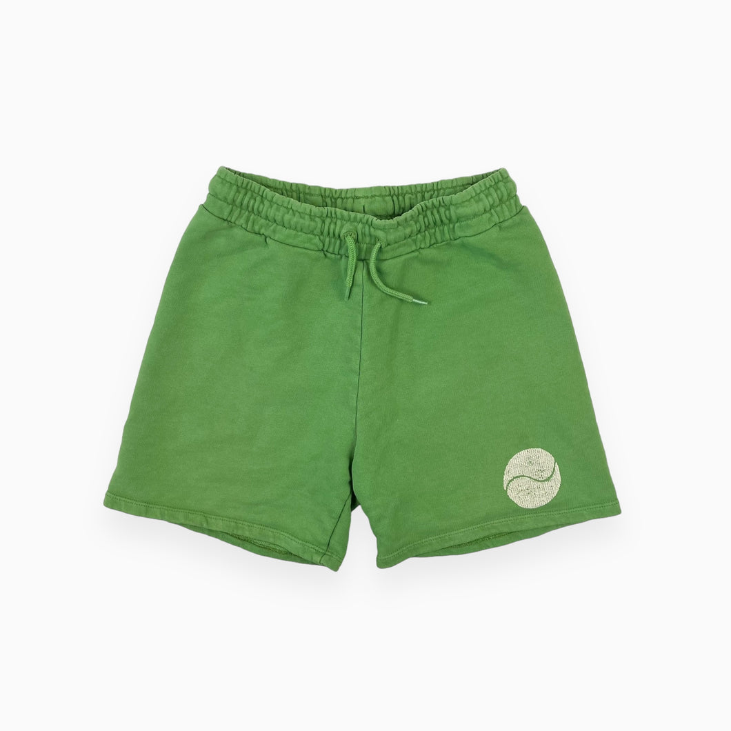 Bermudas vert en coton french terry 10-11y