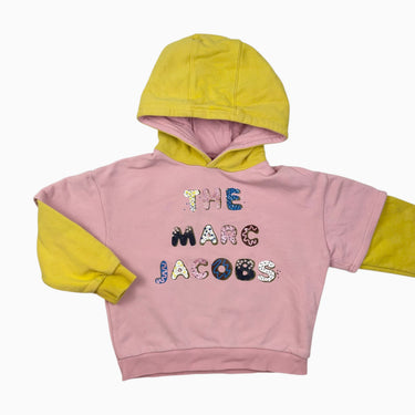 Pull à capuchon colorblock en coton french terry 'donut glazing' 6Y