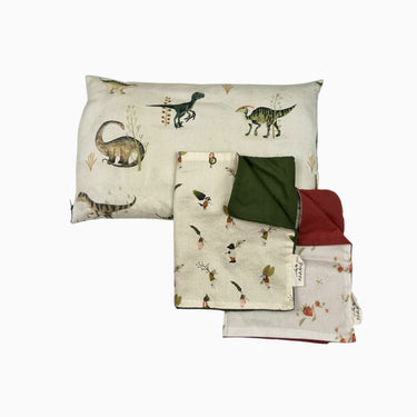 Oreiller en écaille de sarassin avec trio de housses protectrice