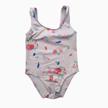 Maillot rose pâle à imprimé de roses 12M