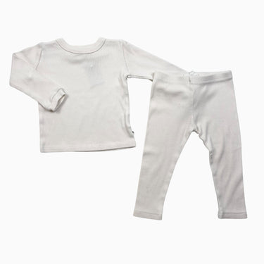 Ensemble crème côtelé 18-24M