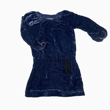 Robe marine en velours 4Y