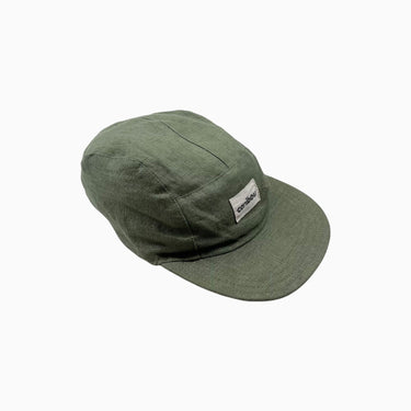Casquette vert gazon en lin XL (6Y+)