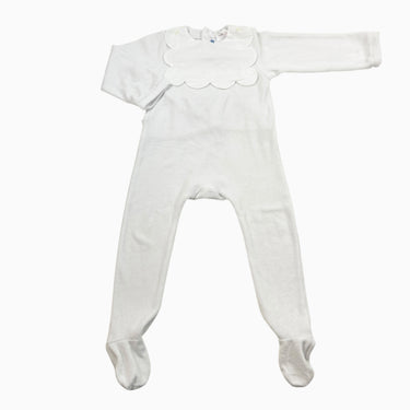 Pyjama à col blanc en velours 24M