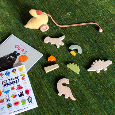 Jeu bois érable dinosaure 3Y+