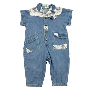 Combi en jeans vintage 18M