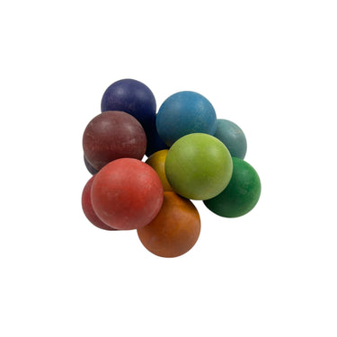 Jouet billes en bois rainbow