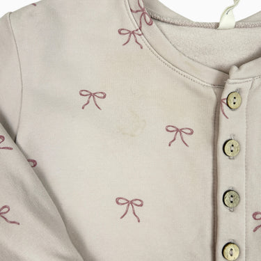 Combi rose 'boucles' 2-3Y