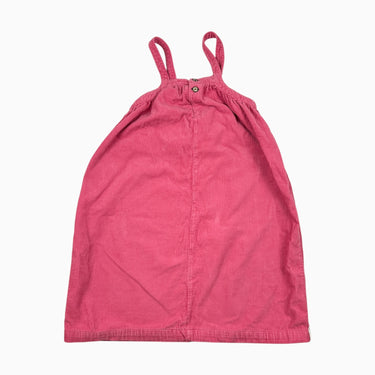 Robe rose en corduroy 10Y