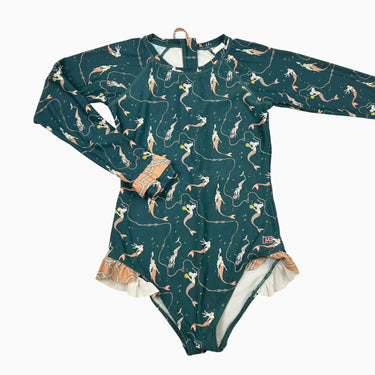 Maillot teal sirènes 9-11Y