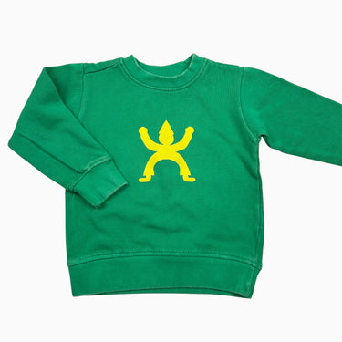 Pull vert revalorisé 3-4Y