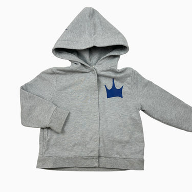 Cardigan à capuchon gris revalorisé 1-2Y