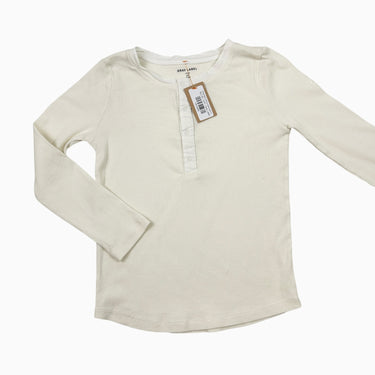 Chandail crème en coton bio 5-6Y