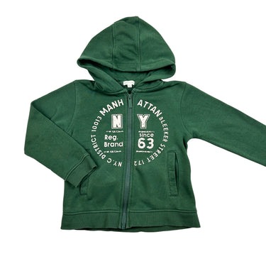 Veste à capuchon verte 'NY' 6Y