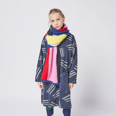 Foulard colorblock en tricot
