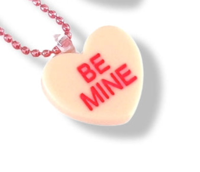 Conversation Hearts Kids Necklace | Valentine